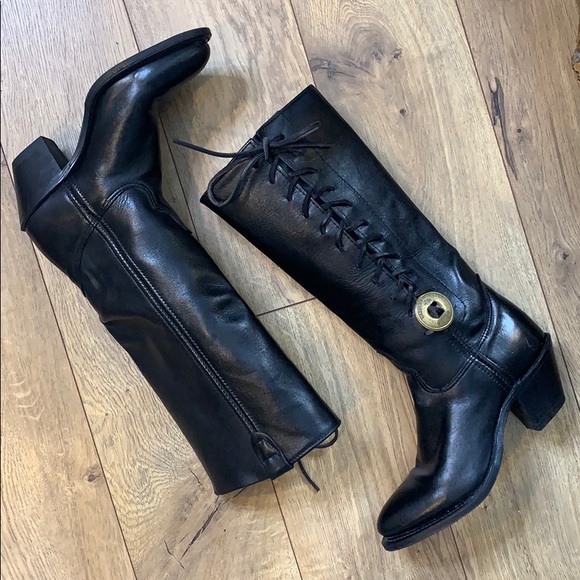 Harley-Davidson Shoes - HARLEY DAVIDSON // leather heeled boots